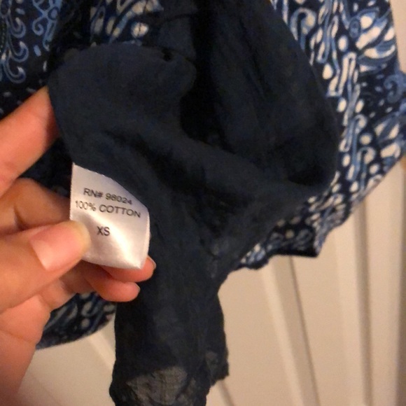 Love the Label Anthropologie Puff Sleeve Cassie Mini Dress in Butterfly Blue - Picture 14 of 16